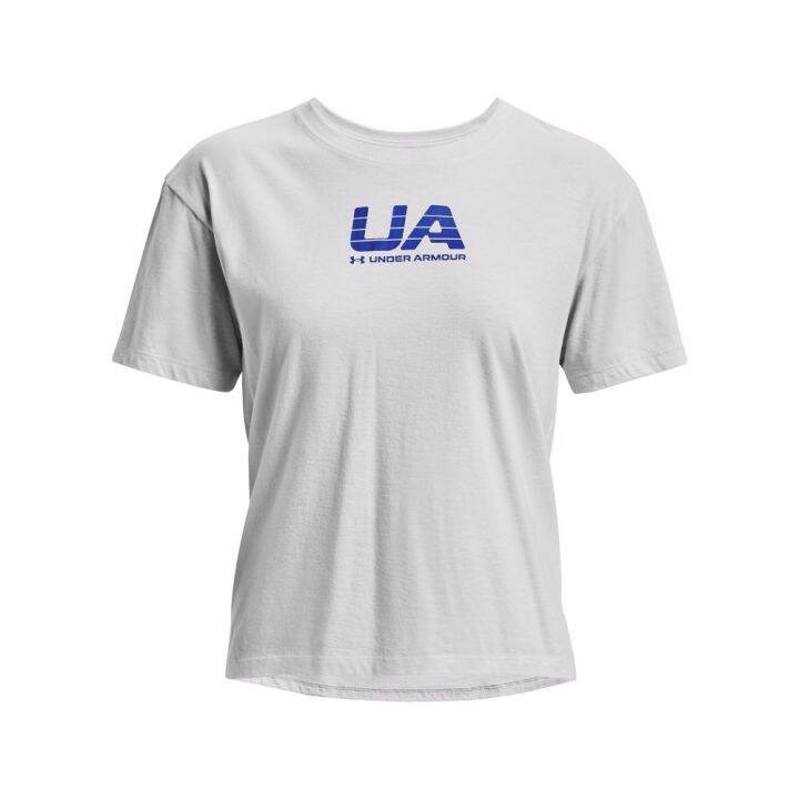 under-armour-ua-womens-vintage-athletic-club-short-sleeve-อันเดอร์-อาร์เมอร์-เสื้อแขนสั้นเทรนนิ่ง-สำหรับผู้หญิง