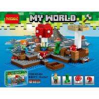 [คลังสินค้าพร้อม] SSY Decooljisi 824 MY WORLD MINECRAFT 252Pcs Compatible Building Block Fun Play For Kids