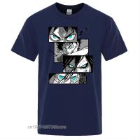 Attack On Titan Japan Anime Print Man T-Shirts Fashion Soft Tee Clothes T Shirt Harajuku Tshirt Crewneck Brand Men Tops