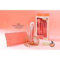 Brush set sweet as a peach nee cara N615 ชุดแปรงแต่งหน้า นีคาร่า