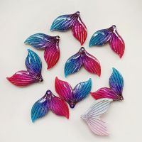 ？》：“： 20PCS 24*30Mm Acryl Mermaid Tail Rainbow Charms Pendants Handmade Hanging Decoration Findings Jewelry Making Accessories