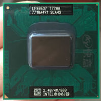 Intel Core 2 Duo T7700ซีพียูโน้ตบุ๊คแล็ปท็อปโปรเซสเซอร์ PGA 478 CPU 100% ทำงานได้อย่างถูกต้อง