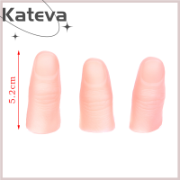 [Kateva] COD 3ชิ้น/เซ็ต fake Soft Thumb TIP นิ้วมือปลอมมายากลปรากฏ Finger Trick PROP