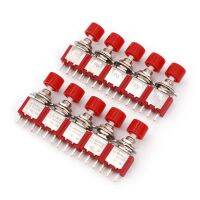 10Pcs Momentary Snap-Acting 3Pin C-NO-NC 6mm Panel Mount SPDT Mini Push Button Switch