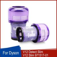 2 Pack Dyson V12 Slim HEPA Filter Replacement Kit For Dyson V12 Detect Slim Vacuum Cleaner Filters Part No.971517-01 （สต็อกสำเร็จรูป） agapi