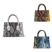 N1Womens Shoulder Bag Shopping Bag High Quality Snake Print Fashion Design Womens Messenger Bag