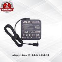 Adapter Asus 19v4.74a *4.0x1.35* / อะแดปเตอร์ เอซุส 19v4.74a หัว *4.0x1.35* (สี่เหลี่ยม) แถมฟรีสายไฟ AC /  *ประกัน 2 ปี