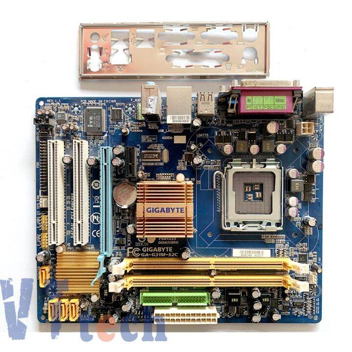GIGABYTE GAG31MS2C Desktop Motherboard G31 Socket LGA 775 For Core 2