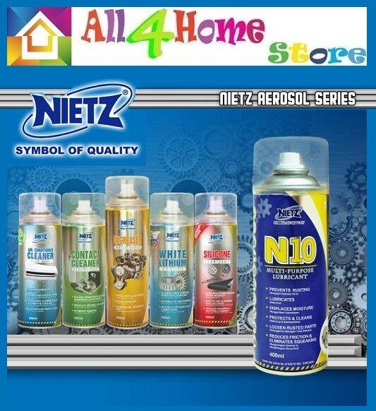 NIETZ N10 Aerosol Series 400ml MultiPurpose Lubricant Anti Rust Spray