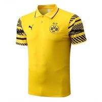 2022 2023 ล่าสุด C921 เสื้อโปโลแขนสั้น ลายทีมชาติฟุตบอล Polo Dort Yellow Jersey 2223 S-XXL ชุดเยือน แห้งเร็ว AAA