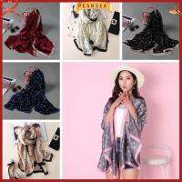 PEANSEA Cashmere Silk Pashmina Knitted Wrap Women Scarves Flower Printed Neckerchief Lady Shawl