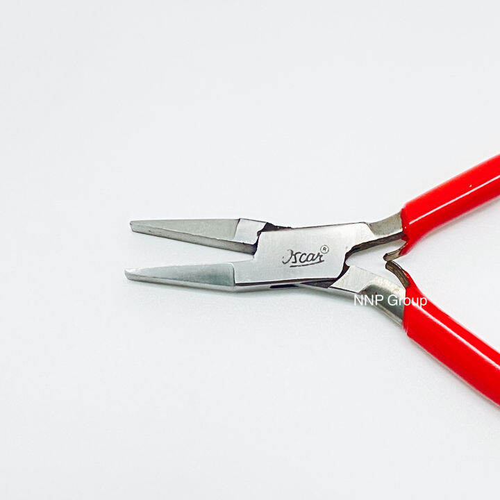 คีมช่าง-คีมปากแหลม-คีมปากแบน-คีมปากกลม-stainless-steel-pliers-size-5-แบนรด์-oscar