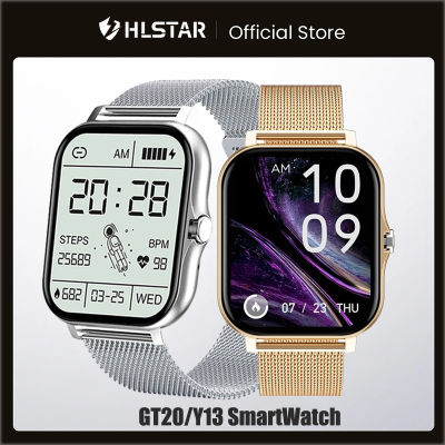 HLstar® GT20/Y13 Smart Watch For Men Women Couple watch Gift Full Touch Screen Sports Fitness Watches Bluetooth Calls Digital Smartwatch Wristwatch GT For Samsung OPPO HUAWEI VIVO