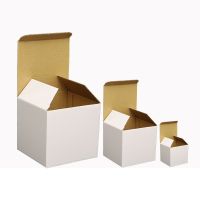 10Pcs/lot Square White Cardboard Present Box Corrugated Paper Box Thickened Postal Express Packaging Box DIY Gift Box