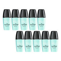 STABILO สตาบิโล Boss Pastel Mini ปากกา ปากกาเน้นข้อความ Pastellove 10 ด้าม - Touch of Turquoise