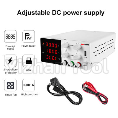 สวิตช์แหล่งจ่ายไฟ DC 0-30V 0-10A ปรับ SPS-W3010ได้ตัวควบคุมแรงดันไฟฟ้าในห้องปฏิบัติการสำหรับชุบชาร์จ