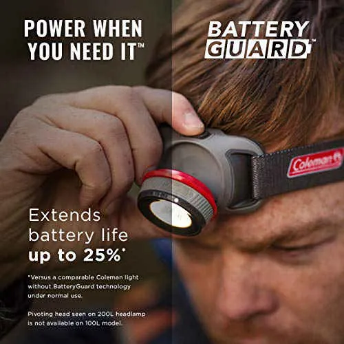 Coleman Lumens LED Headlamp with BatteryGuard Lazada.co.th