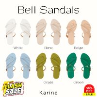 ใหม่ !! Karine รองเท้าแตะรุ่น Belt Sandals (เท้าไม่ผอม แนะนำบวก1 ไซส์) #รองเท้าแตะเกาหลี  #รองเท้าแฟชันผช  #รองเท้าแตะใส่สบาย #รองเท้าแตะ