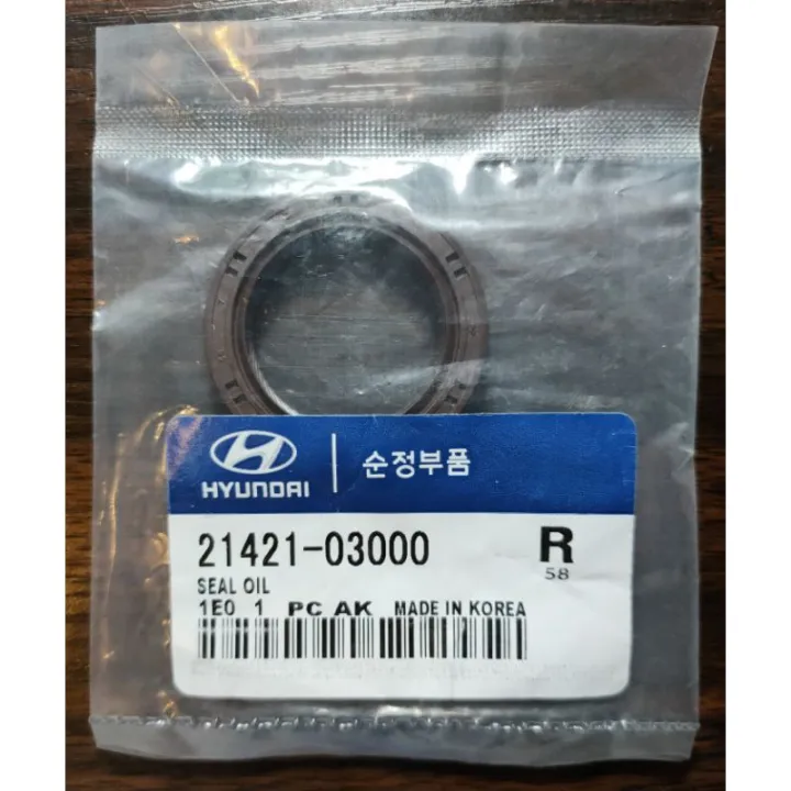 FRONT CRANKSHAFT OIL SEAL ORIGINAL HYUNDAI EON / I 10 / GETZ 1.1, KIA ...