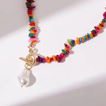Shop Idokawa Baroque Pearl Necklace Bohemian Necklace For Women
