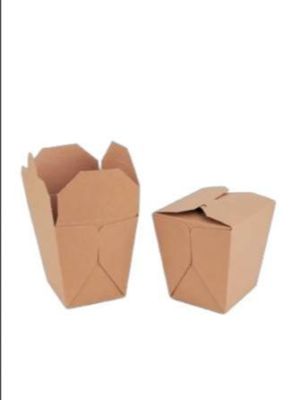 (20ใบ) กล่องอาหาร กล่องบะหมี่ ใส่สปาเก็ตตี้  ขนมจีน  ขนมจีบ. ใส่น้ำได้ ไม่รั่วซึม ผลิตจากกระดาษฟู้ดเกรดแท้  ย่อยสลายได้