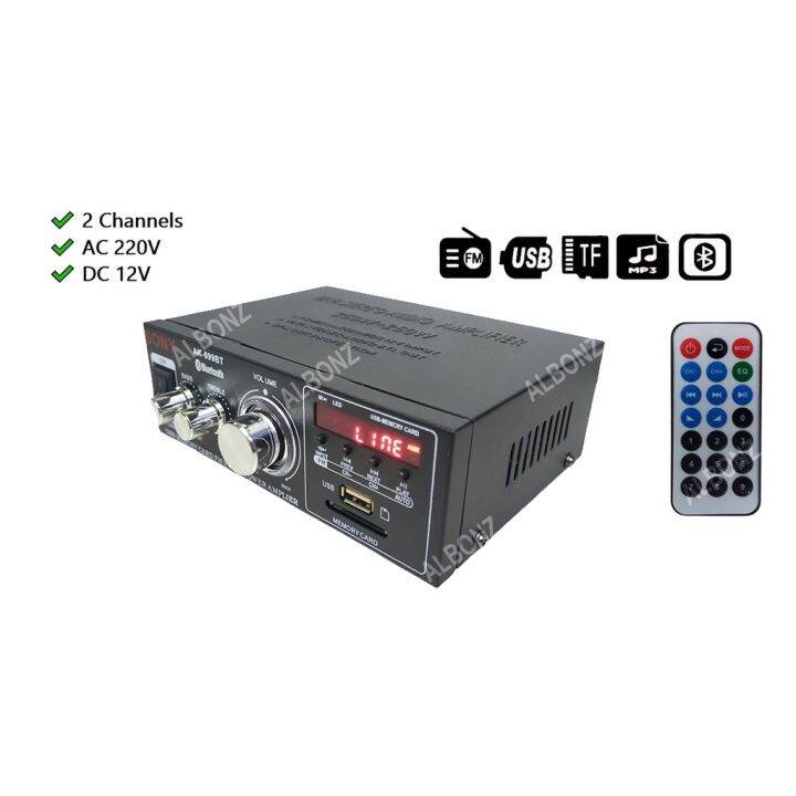 AMPLIFIERS Car Stereo Amplifier Sony AK699 BT with Bluetooth/USB/TF/FM