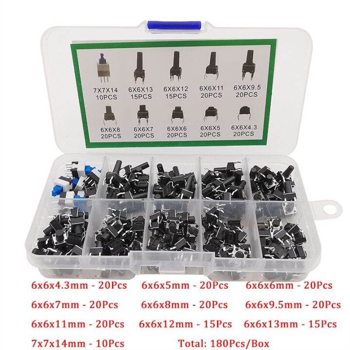 SMD Micro Tactile Push Button Switch Accessories Kit Car Remote Control