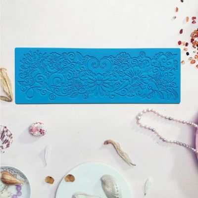 【lz】⊕  Molde De Silicone Para Fondant Lace Epoxy Sugarcraft Mold Decoração Do Bolo De Pastelaria Acessórios De Cozinha Chocolate Fondant Eden