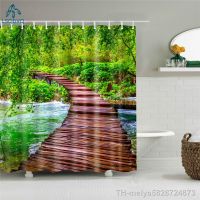 【hot】◈∏  Landscape Shower Curtain Sea Printing Polyester for 180x200cm