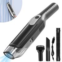 Haywood1 Cordless Car Cleaner 120W 19800Pa Rechargeable Handheld for Office Interior Cleaning