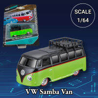 Maisto รถตู้รถบัส VW Samba โมเดลรถขนาดเล็กวินเทจของเล่นแบบชุดสะสมยานพาหนะดายแคสโลหะขนาดเล็ก164