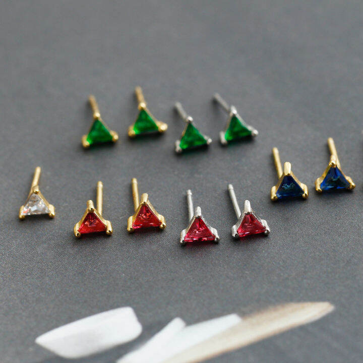 wantme-925-sterling-silver-geometric-color-zircon-triangle-small-stud-earrings-chic-piercing-women-fashion-jewelry-accessories