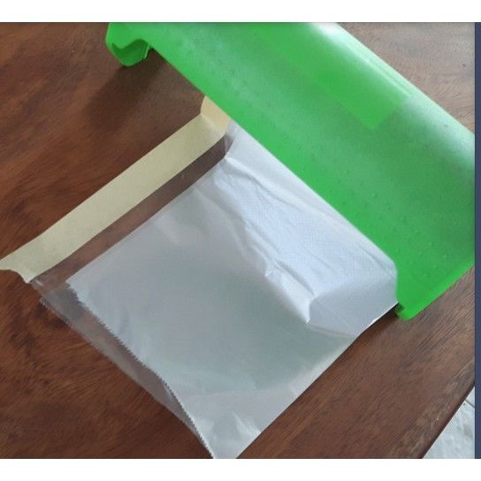 พลาสติก-พลาสติกปิดพ่นสี-ชนิดมีเทปกาวใน-เทปฟิล์มสำหรับงานพ่นสี-ชนิดมีเทปกาวในตัว