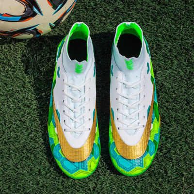 Men Soccer Shoes Kids Football Boots Men Breathable Soccer Cleats Football Shoes Outdoor Football Shoes