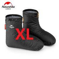 XL Naturehike ถุงนอนอุปกรณ์เสริม Goose Down รองเท้าแตะ Outdoor Camping Down ถุงเท้าอุ่น,กันน้ำ,ม