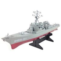 Guided Missile Ship Model Static Toys with Display Stand Warship Model DIY Educational Toys Hobbies Children Gift