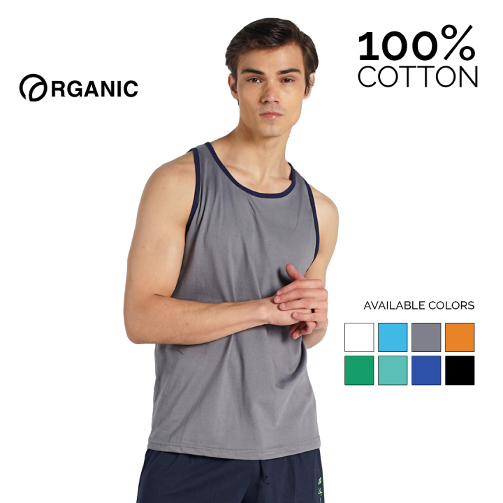 Organic Mens 100% Cotton Sando Combi Tank Top Collection Comfortable ...