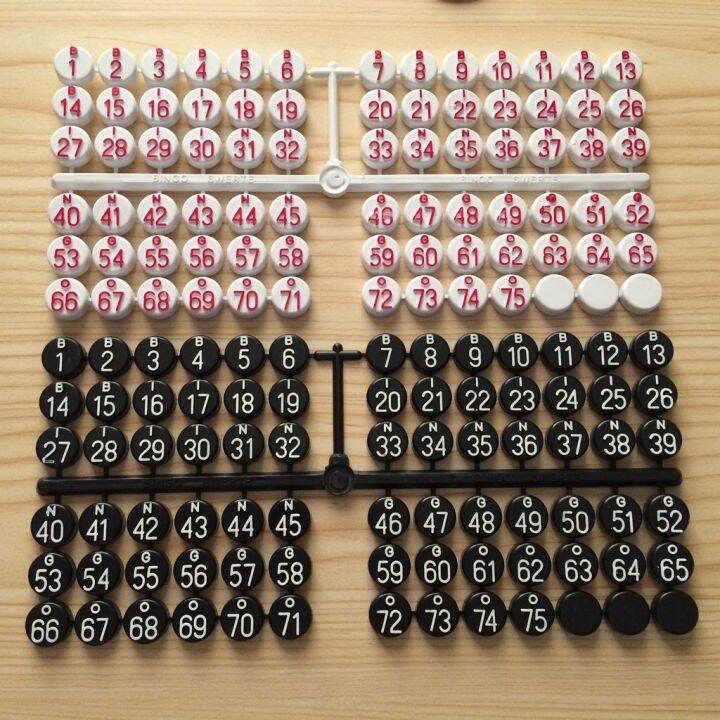 yeoret08gk28 BINGO BINGO BINGO CHIPS / BINGO NUMBERS / PLASTIC BINGO