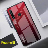 เก็บเงินปลายทางCase Realme 5i / Realme 5/5s เคสเรียวมี5i เคสกระจกสองสี เคสกันกระแทก เคส realme 5i ขอบนิ่ม เคสกระจกไล่สี สินค้าใหม่