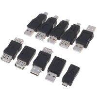 10ชิ้น/เซ็ต Otg Usb ชายไปยังหัวรับยูเอสบีไมโคร Mini Changer อะแดปเตอร์แปลง Usb อะแดปเตอร์ Gadgets