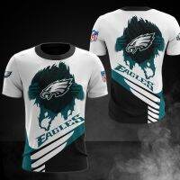 Spring 2023 Update NFL Football New Uniform 3D Digital Crew Neck Short Sleeve T-Shirt Personalized Name