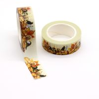 2022 NEW 1PC 15mm*10m Gold Foil Halloween washi tape Pumpkin Ghost Crow Masking Decorative Tape designer mask tape TV Remote Controllers