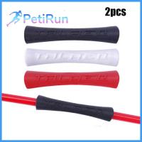 Petitrun อุปกรณ์ป้องกันสายท่อ,2ชิ้นสำหรับสายเบรกจักรยานที่ึึคลุมจักรยานโครงซิลิโคนเบามากสำหรับป้องกัน