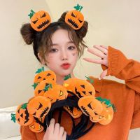 ที่คาดผมฮาโลวีน halloween accessories SUNNYDOLL การ์ตูนลายการ์ตูน ที่คาดผมฟักทองฮาโลวีน สีเหลืองทาเล็บ ห่วงรัดผม ที่คาดผมกำมะหยี่ บุคลิกภาพที่ดี ปาร์ตี้ฟักทองหลอกหรือเลี้ยง ที่คาดศีรษะกะโหลกศีรษะ สำหรับผู้หญิง