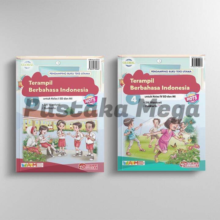 Buku Bahasa Indonesia SD Kelas 1 & 4 Kurikulum Merdeka Global | Lazada ...