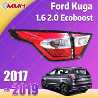 Ford Kuga 2017-2019 เสื้อ​ไฟท้าย ไฟท้าย​แต่ง ไฟท้ายไฟเบรค​ ไฟเลี้ยว Taillamp Taillight ไฟท้าย​ พร้อมทับทิม ไฟท้ายกันชนหลังสําหรับ​ ทับทิมในฝาท้ายไฟท้าย