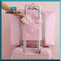 Home Fur กระเป๋าเสริมเดินทางสไตล์เกาหลี เสียบที่ลากกระเป๋าได้