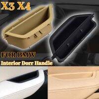 【Cw】Interior Door Armrest Pull Handle Black Leather Outer Cover Full Set For BMW X3 X4 F25 F26 2010 2011 2012 2013 2014 2015 2016 【hot】