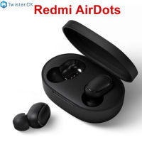 Redmi Airdots หูฟังบลูทูธสเตอริโอไร้สาย TWS พร้อมไมโครโฟนแฮนด์ฟรี AI ควบคุมบลูทูธ17.0เบสหูฟัง Eadphones