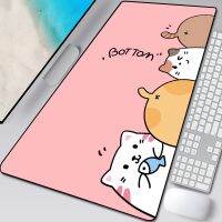 Cat Mouse Pad Components Art MousePads Pink Cute Kawaii PC Gamer Computer Carpet Keyboard Desk Mat XXX 90x40 Mause Mats